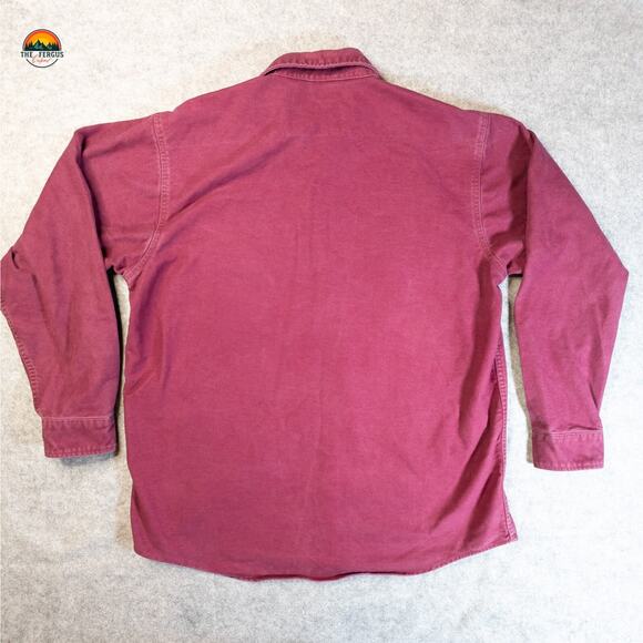 Field & Stream Button-Up Shirt Red Flannel Long Sleeve Cabincore Men's Size XXL - Picture 2 of 6